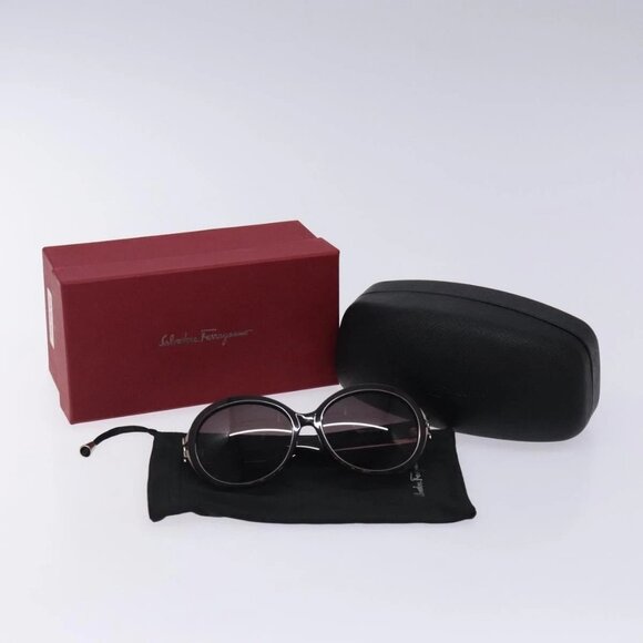 Salvatore Ferragamo Sunglasses plastic Brown Auth - Picture 1 of 16